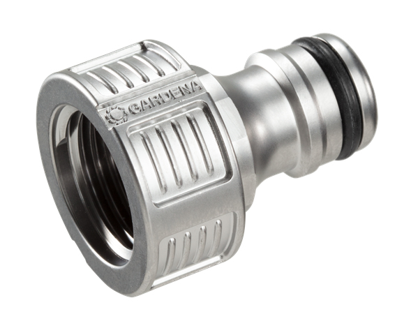 Gardena 18240-50 Anschlussteil für Wasserschlauch Schlauchanschluss Metall Silber 1 Stück(e)