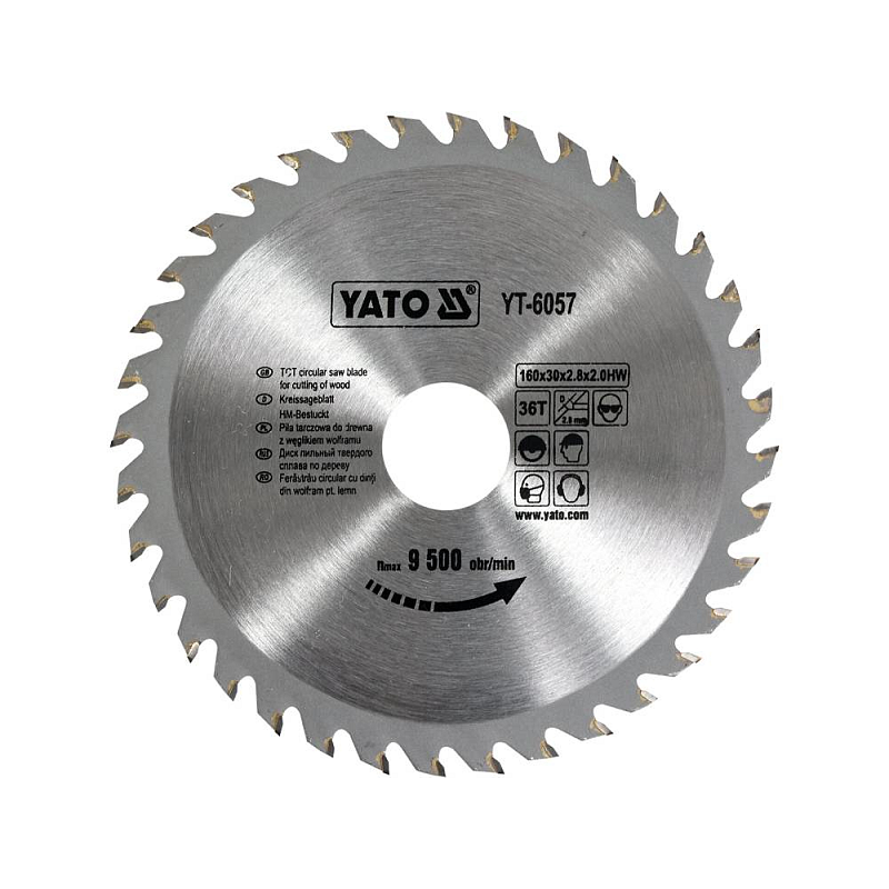 Yato YT-6057 Kreissägeblatt 16 cm 1 Stück(e)