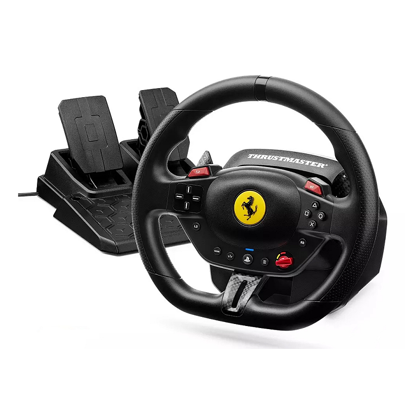 Thrustmaster T98-P FERRARI 296 GTB Schwarz Lenkrad + Pedale PC, PlayStation 4, PlayStation 5