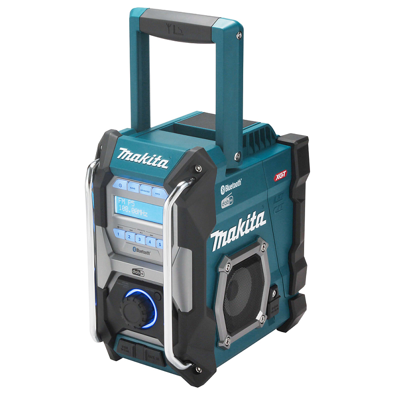 Makita MR004G Radio Arbeitsort Analog & Digital Schwarz, Grün
