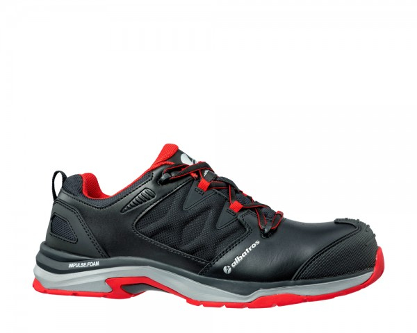 Albatros Ultratrail Blk Low Unisex Schwarz, Rot