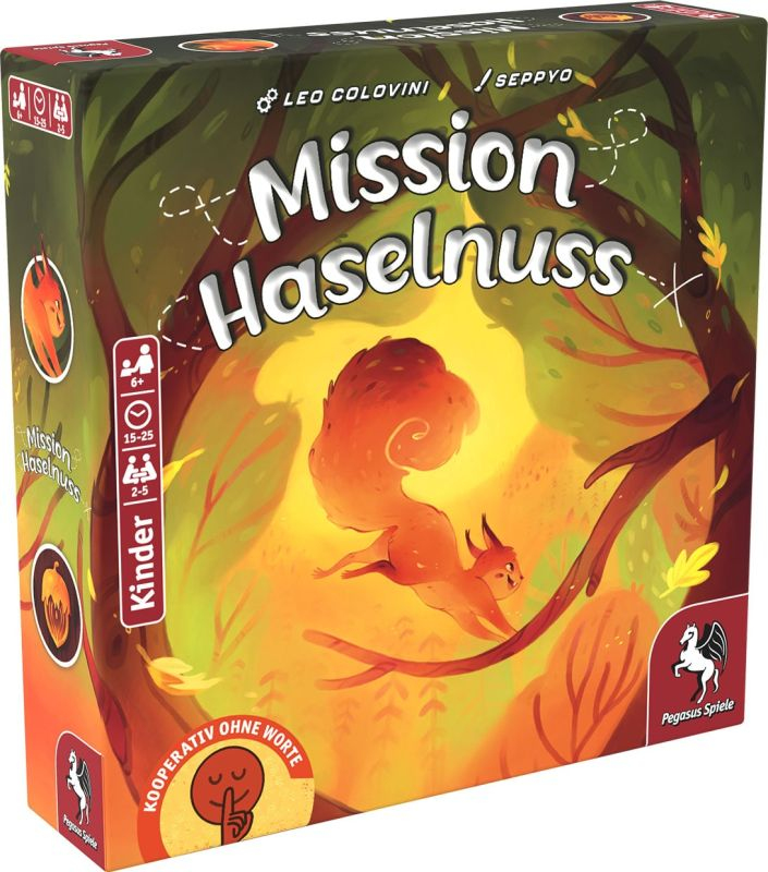 Pegasus Mission Haselnuss Mission Hazelnut 25 min Brettspiel Familie