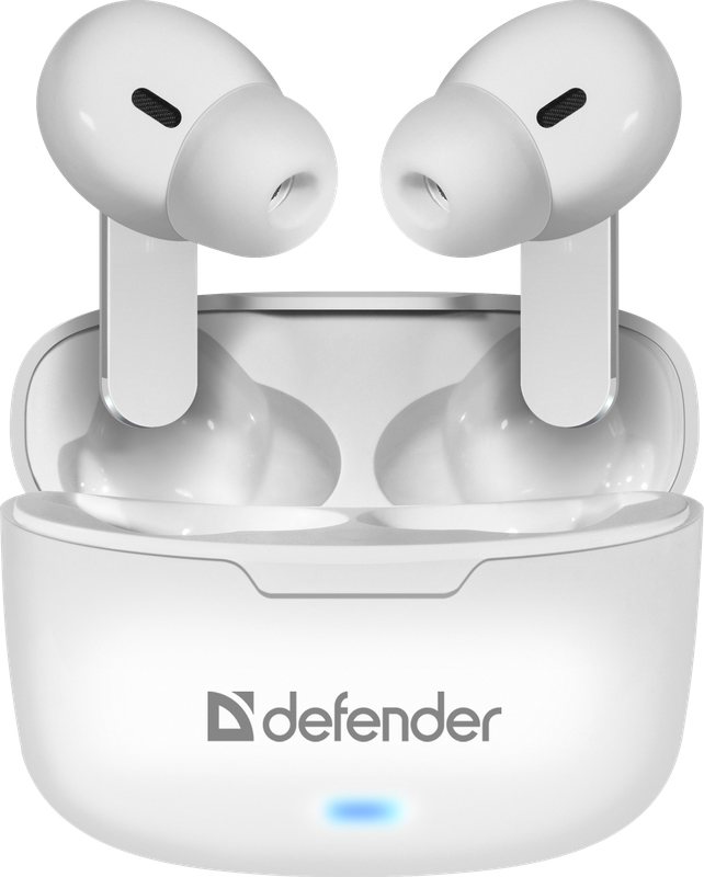 Defender TWINS 903 Kopfhörer True Wireless Stereo (TWS) im Ohr Anrufe/Musik/Sport/Alltag Bluetooth Weiß
