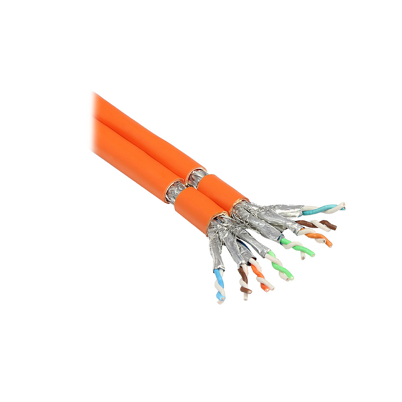 Alcasa GC-N0066 Netzwerkkabel Orange 100 m Cat7 S/FTP (S-STP)