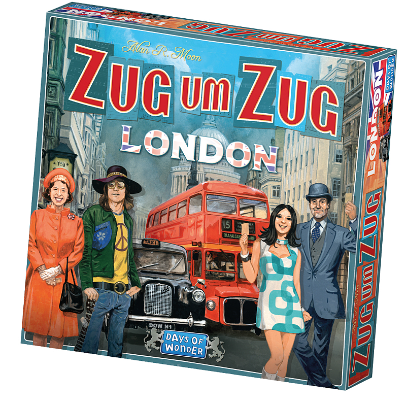 Asmodee Zug um Zug: London Brettspiel Bildend