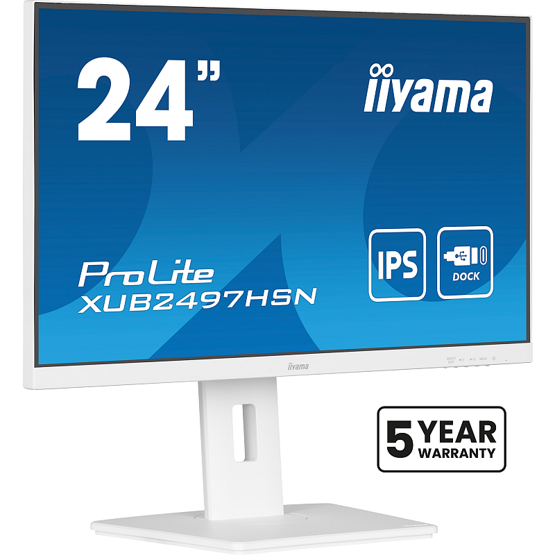 iiyama ProLite XUB2497HSN-W2 Computerbildschirm 60,5 cm (23.8") 1920 x 1080 Pixel Full HD LED Weiß