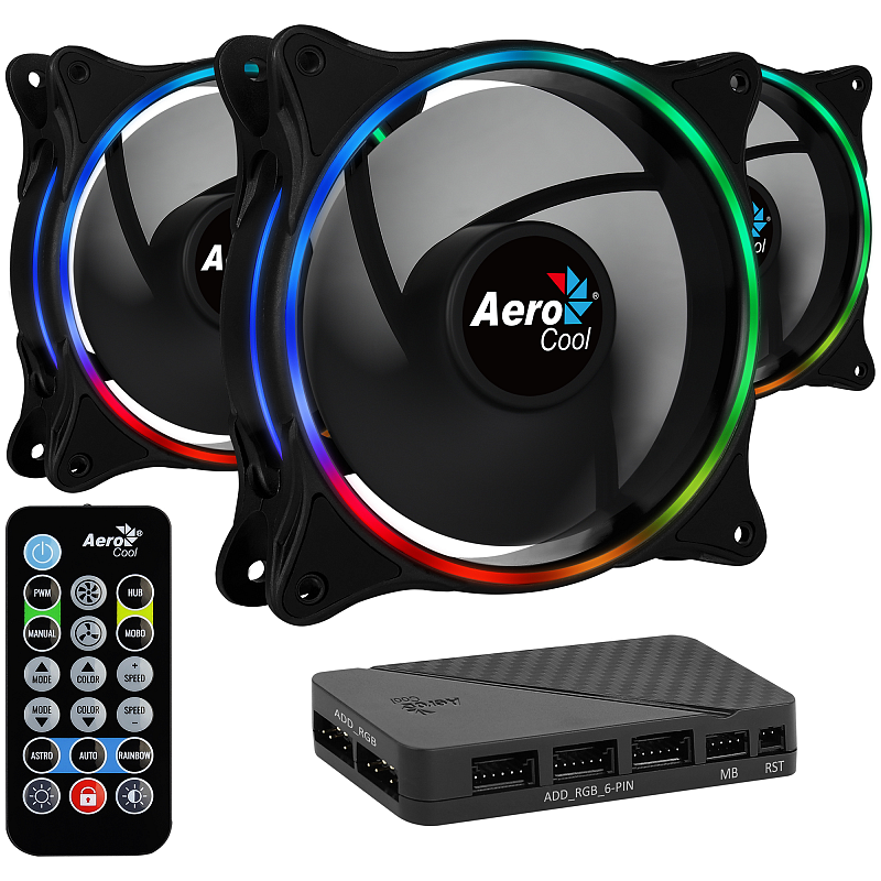 Aerocool Eclipse 12 Pro Computergehäuse Ventilator 12 cm Schwarz