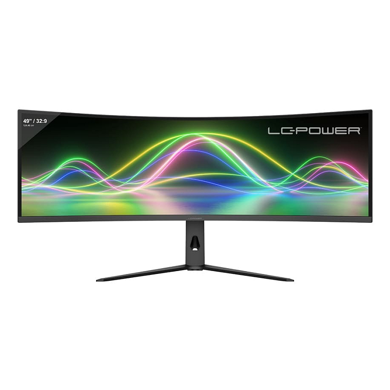 LC-Power LC-M49QCK Computerbildschirm 124,5 cm (49") 5120 x 1440 Pixel Dual QHD LCD Schwarz