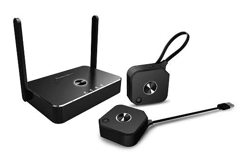 EZCast Pro Quattropod mini Standard Pack 2x Zender 1x Ontvanger - (2x T02, 1 x R01) Kabelloses Präsentationssystem Dongle