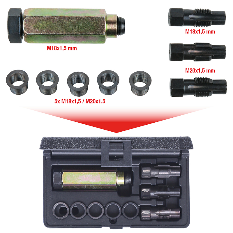 KS Tools 150.5090 Mechanik-Werkzeugsätze 9 Werkzeug