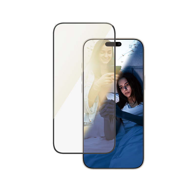 PanzerGlass ® EyeCARE™ Displayschutz iPhone 16 Pro Max | Ultra-Wide Fit