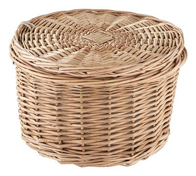 APS-Germany 30299 Aufbewahrungsbox Aufbewahrungskorb Rund Beige