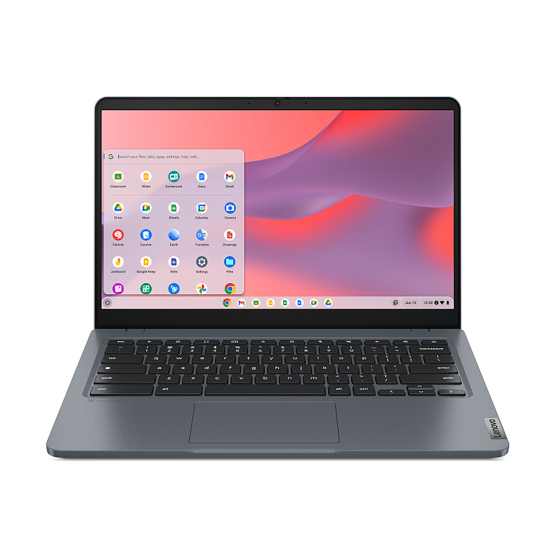 Lenovo 14e Chromebook Gen 3 Intel Core i3 N-series i3-N305 35,6 cm (14") Full HD 8 GB LPDDR5-SDRAM 128 GB eMMC Wi-Fi 6E (802.11ax) ChromeOS Deutsch Grau