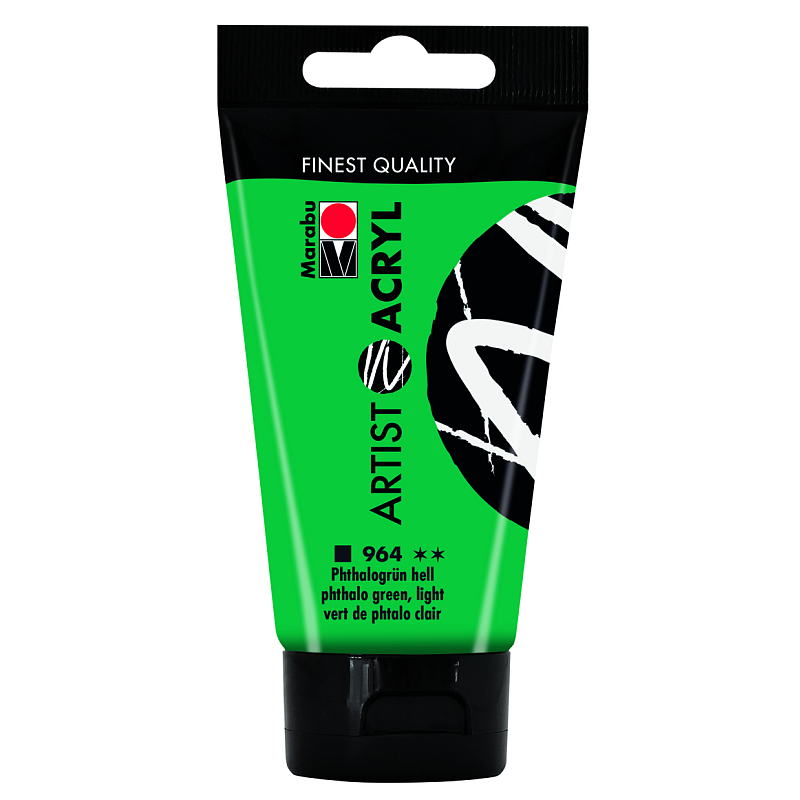 Marabu 12200002964 Acrylfarbe 75 ml Grün Tube