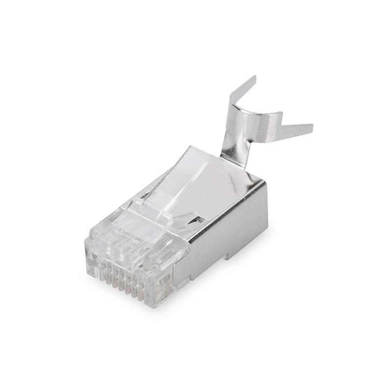 Digitus CAT 6A Modularstecker für Rundkabel, geschirmt, 100 Stk.