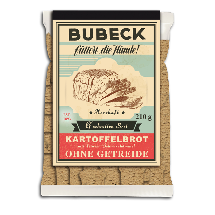 Bubeck Hundekuchen - G´schnitten Brot