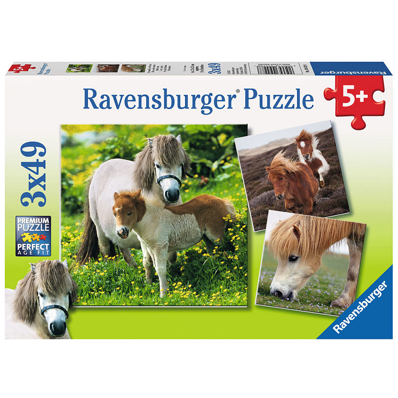 Ravensburger Lieve pony's terug Puzzlespiel 49 Stück(e) Fauna