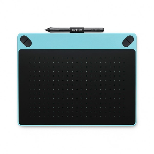 Wacom Intuos Draw Grafiktablett Blau, Schwarz 2540 lpi 152 x 95 mm USB