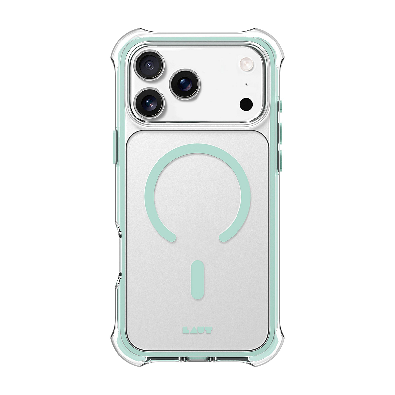 LAUT AERO PROTECT Handy-Schutzhülle 16 cm (6.3") Cover Mintfarbe, Transparent