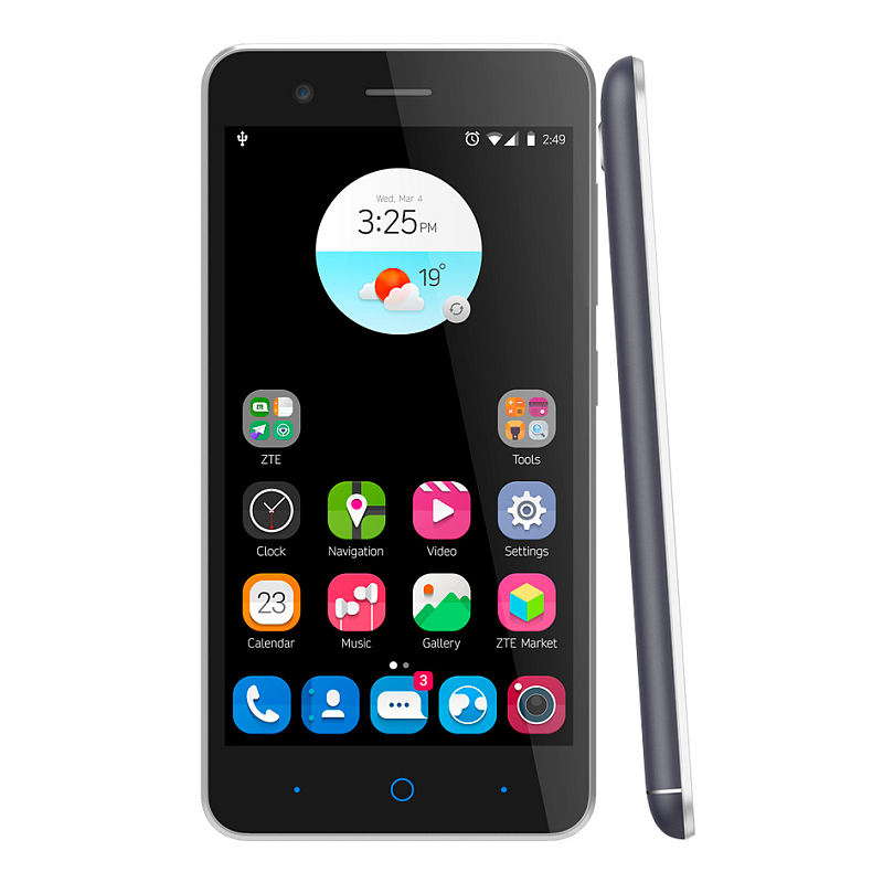 ZTE Blade A510 12,7 cm (5") Dual-SIM Android 6.0 4G Mikro-USB 1 GB 8 GB 2200 mAh Schwarz