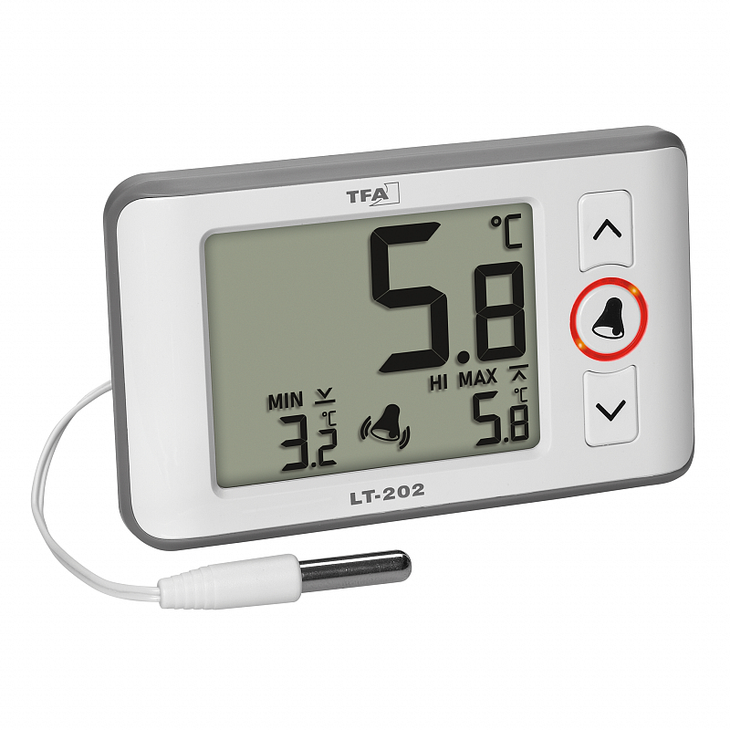 TFA-Dostmann 30.1052.02 Umgebungsthermometer Elektronisches Umgebungsthermometer Drinnen Weiß