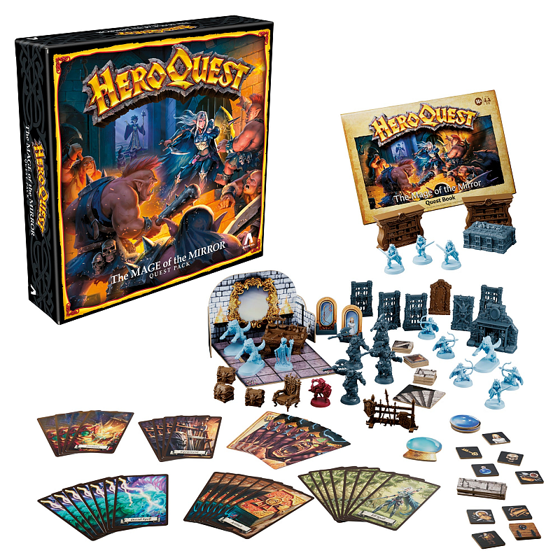 Avalon Hill HeroQuest The Mage of the Mirror Quest HeroQuest The Mage of the Mirror Quest Pack Brettspiel Strategie