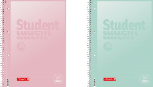 Brunnen 10-67 327 96 Notizbuch A4 80 Blätter Mintfarbe, Pink