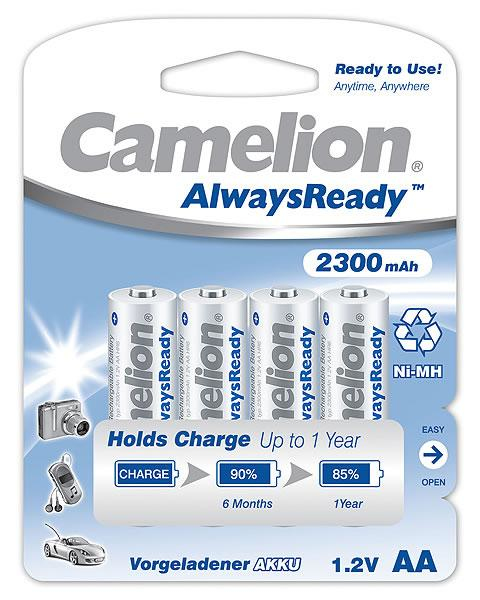 Camelion NH-AA2300ARBP4 Wiederaufladbarer Akku AA Nickel-Metallhydrid (NiMH)