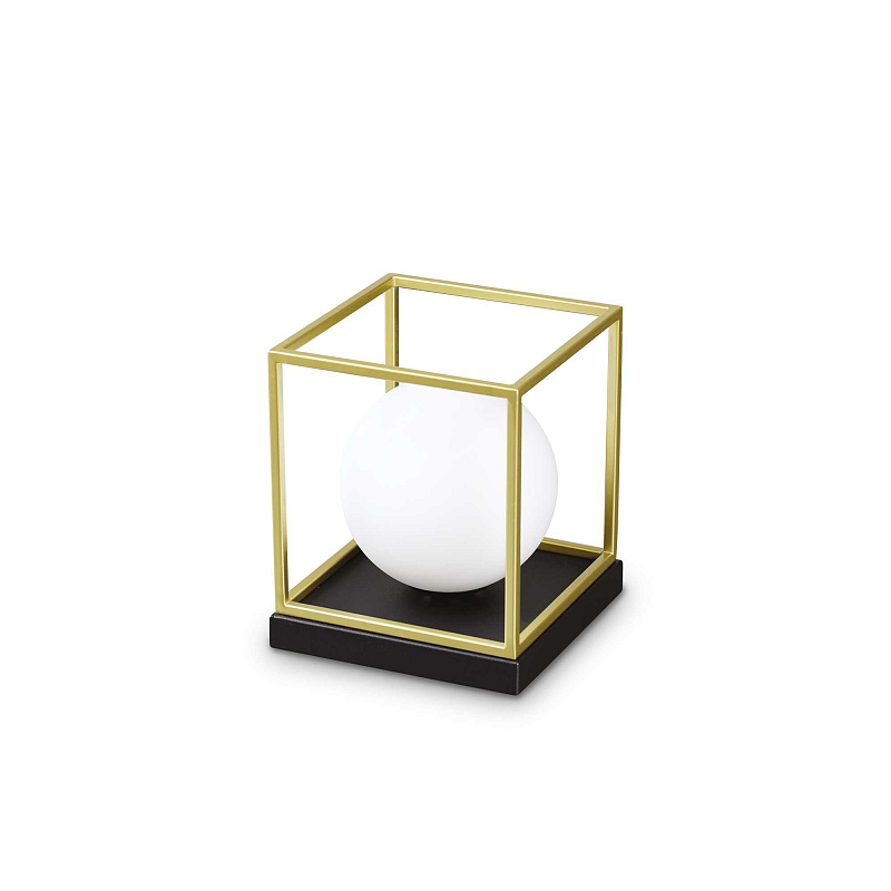 Ideal Lux Lingotto tl1 big Tischleuchte E14 40 W Schwarz, Gold