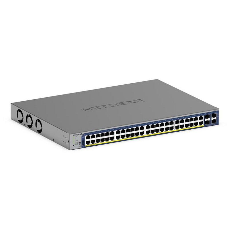 NETGEAR GS752TXP Managed L2/L3/L4 10G Ethernet (100/1000/10000) Power over Ethernet (PoE) Schwarz