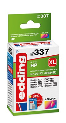 Edding EDD-337 Druckerpatrone 1 Stück(e) Kompatibel Hohe (XL-) Ausbeute Cyan, Magenta, Gelb