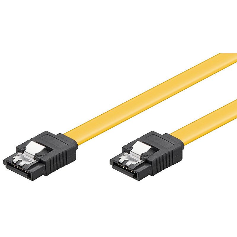 Goobay 95025 SATA-Kabel 1 m SATA 7-pin Gelb
