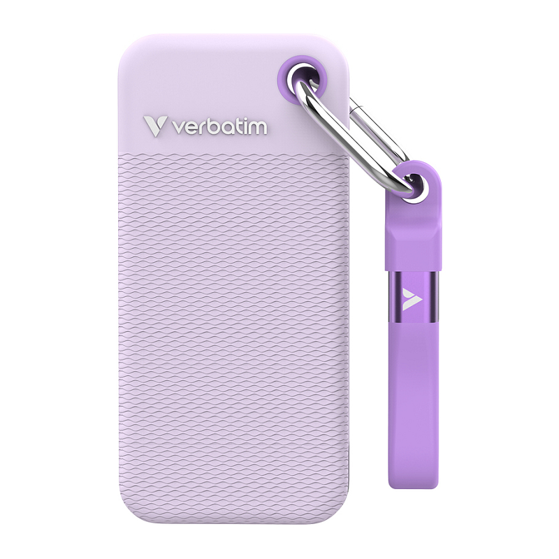 Verbatim Pocket SSD 1 TB USB Typ-C 3.2 Gen 2 (3.1 Gen 2) Violett