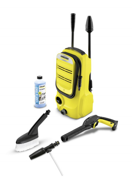 Kärcher K 2 Compact Car Hochdruckreiniger Kompakt Elektro 360 l/h 1400 W Schwarz, Gelb