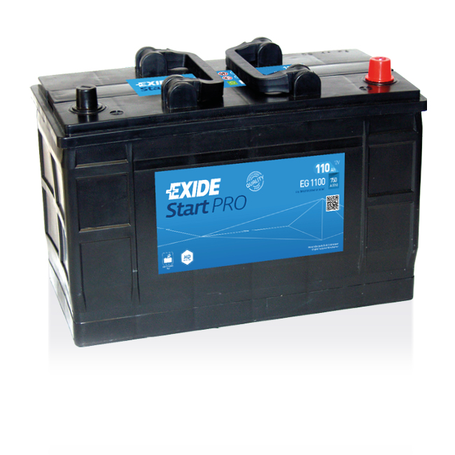Exide StartPRO EG1100 Fahrzeugbatterie Plombierte Bleisäure (VRLA) 110 Ah 12 V 750 A LKW