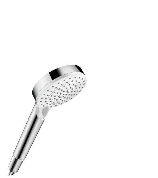 Hansgrohe Crometta Handduschbrause mit Kopf Chrom, Weiß