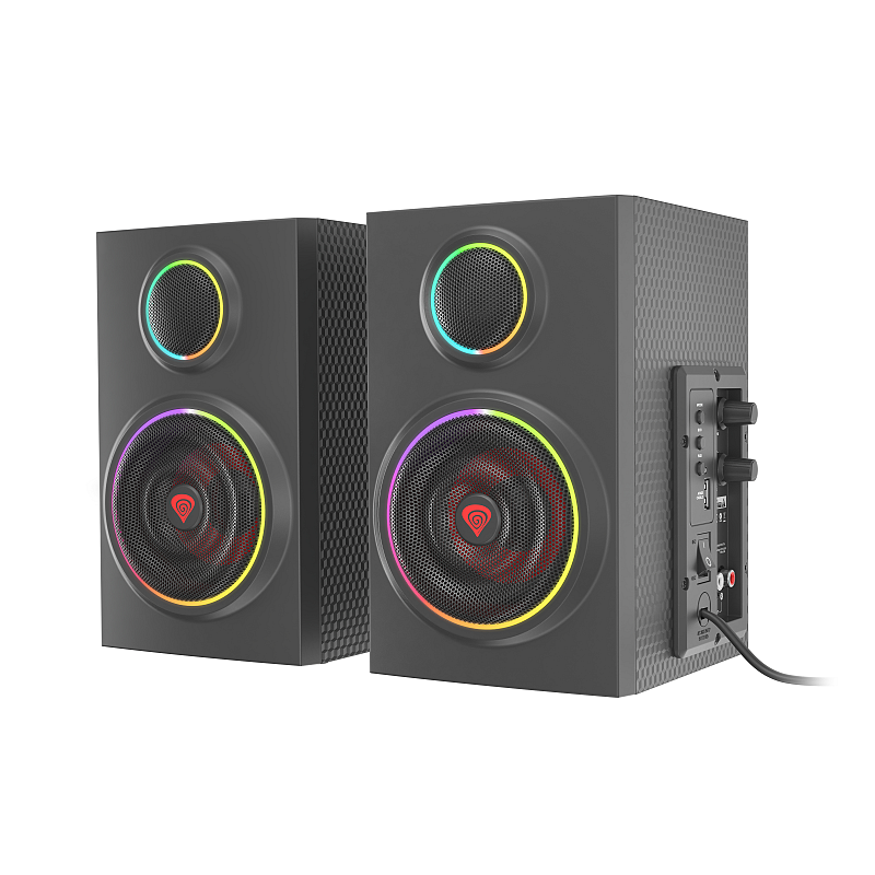 GENESIS Helium 300 BT Lautsprecherset 24 W PC/Laptop Schwarz 2.0 Kanäle 2-Wege Bluetooth