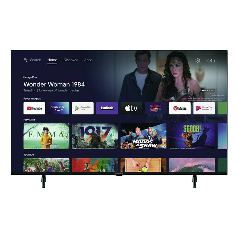 Grundig 65 VCE 223 165,1 cm (65") 4K Ultra HD Smart-TV WLAN Schwarz