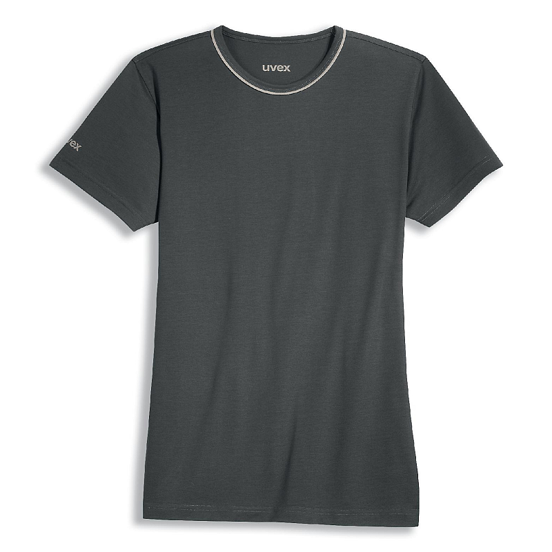 Uvex 98878 T-Shirt Runder Halsausschnitt Kurzärmel Lyocell, Polyester