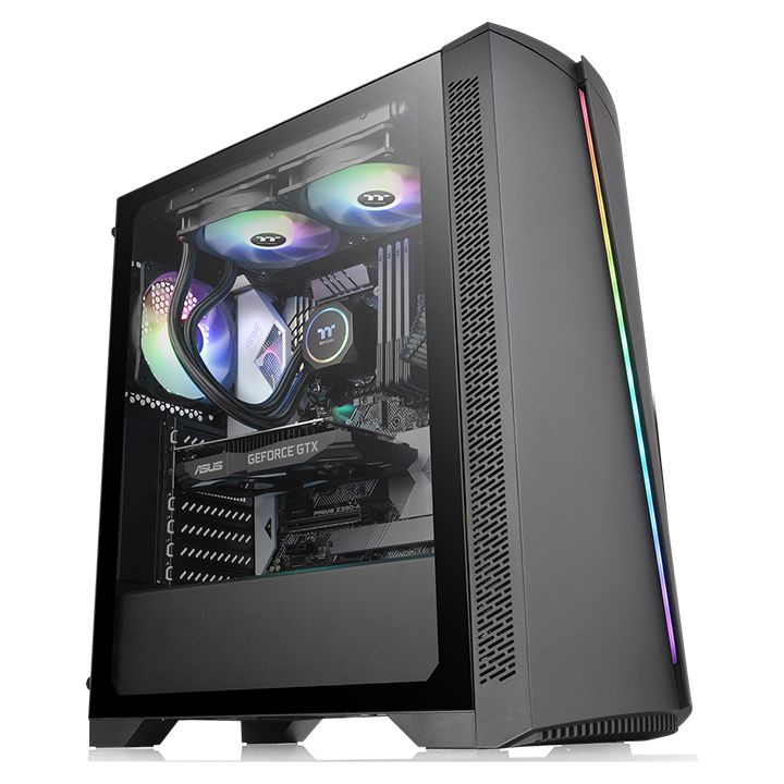 Thermaltake H350 TG RGB Midi Tower Schwarz