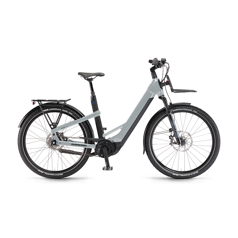 WINORA Yakun R5 Pro Schwarz, Weiß Aluminium L 69,8 cm (27.5")