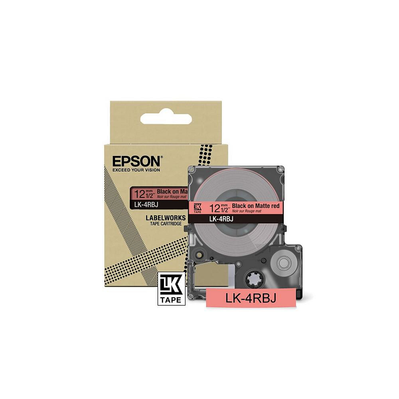 Epson LK-4RBJ Schwarz, Rot
