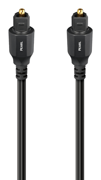 AudioQuest Pearl Optical Audio-Kabel 1,5 m Toslink Schwarz