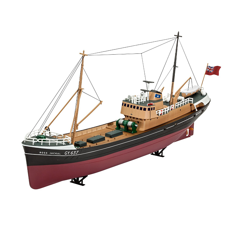 Revell North Sea Trawler Modell eines Fischereifahrzeugs Montagesatz 1:142