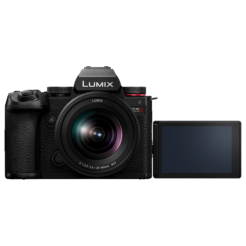 Panasonic Lumix S5II + S 20-60MM F3.5-5.6 MILC 24,2 MP CMOS 12000 x 8000 Pixel Schwarz