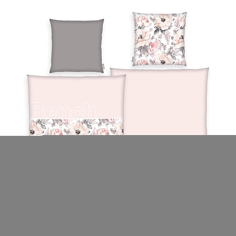 HERDING Bench® Bettwäsche-Set 'Blumen' - 80-x-80-cm-135-x-200-cm