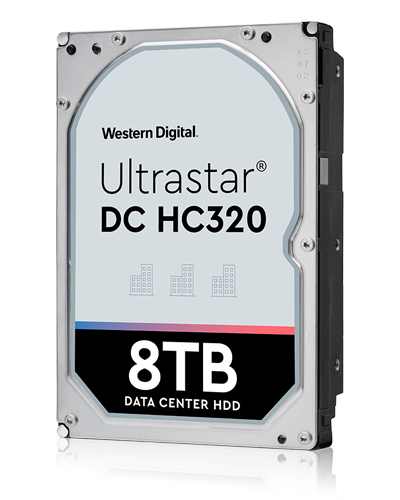 Western Digital Ultrastar DC HC320 Interne Festplatte 8 TB 7200 RPM 256 MB 3.5" Serial ATA III