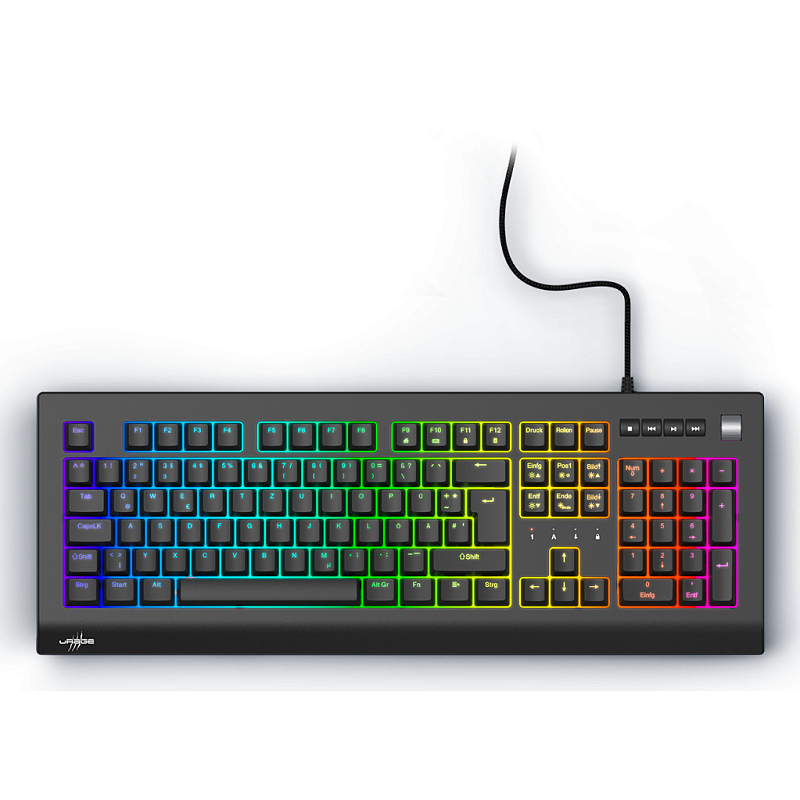 uRage Exodus 600 Tastatur Gaming USB QWERTZ Deutsch Schwarz