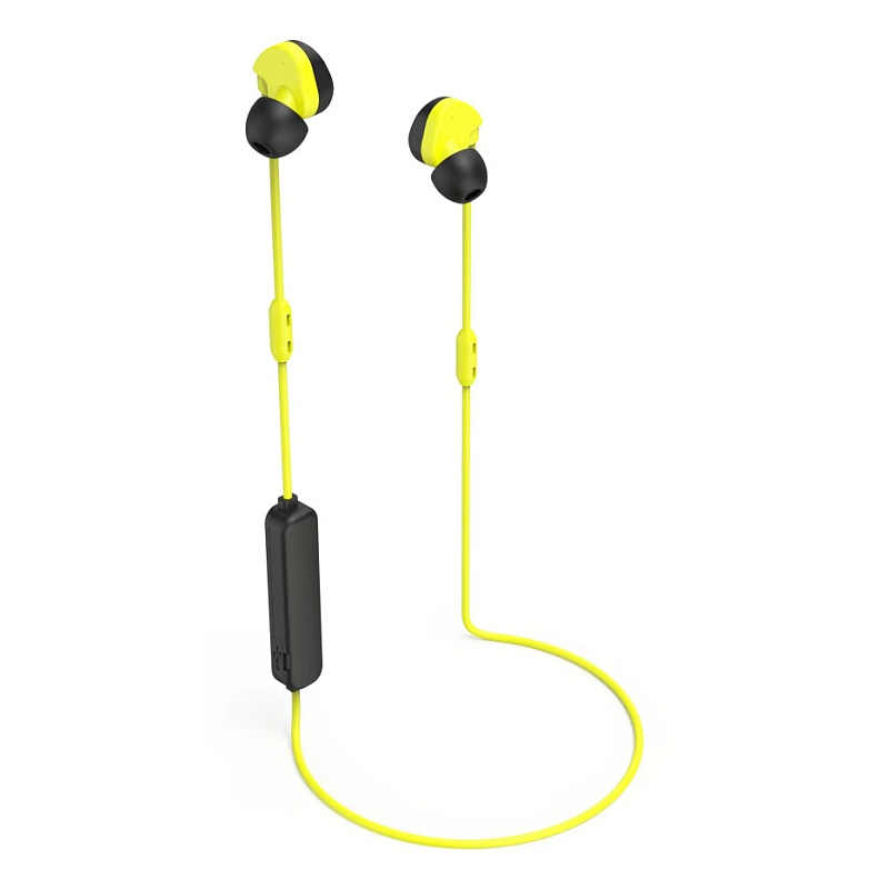 Hama Freedom Athletics II Kopfhörer Kabellos Ohrbügel, im Ohr Sport Bluetooth Schwarz, Gelb