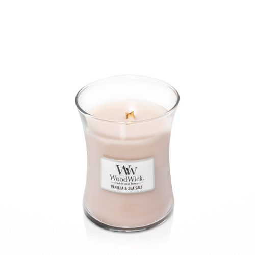 WoodWick 92191 Wachskerze andere Jasmin, Meersalz, Vanille Beige